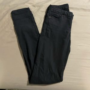 Just Black dark gray skinny jeans size 27